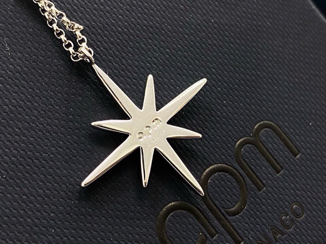 APM Monaco Star Shaped Diamond Necklace